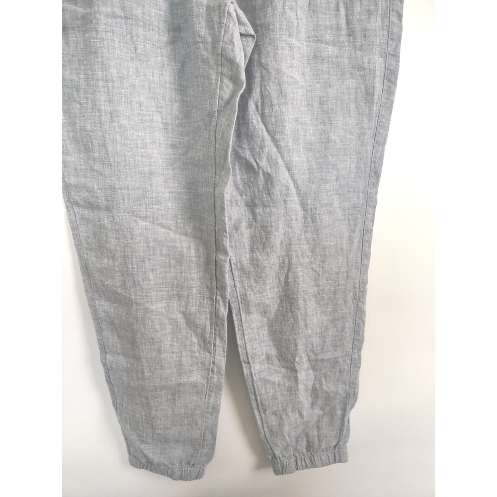 New Athleta 100% Linen Joggers Pants 16 Chambray Blue Travel NWT Vacation Cruise - Picture 13 of 13